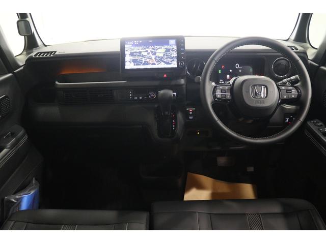 N-BOXカスタム ターボコーディネートスタイル 2トーン 新車保証継承付 ターボ メモリーナビ フルセグ バックカメラ レーダークルコン クリアランスソナー レーンアシスト 衝突被害軽減 ドラレコ ETC ハーフレザー シートヒーター 両側PSD(9枚目)