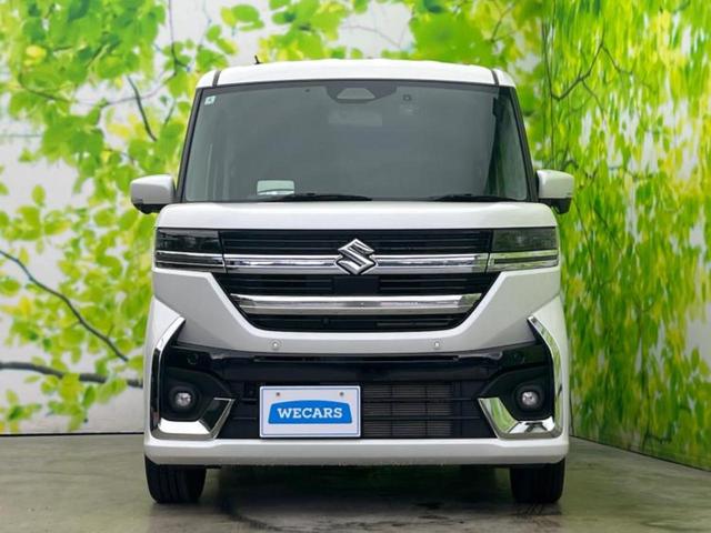 スペーシアカスタム ハイブリッドＸＳターボ　新品タイヤ／保証書／純正　９インチ　ナビ／セーフティサポート（スズキ）／両側電動スライドドア／シートヒーター／全方位モニター／車線逸脱防止支援システム／パーキングアシスト　バックガイド　ターボ　禁煙車（44枚目）