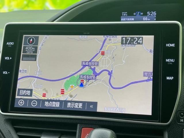 ヴォクシー ＺＳキラメキ３　新品タイヤ／純正エアロ／保証書／純正　１０インチ　ＳＤナビ／フリップダウンモニター　純正　１２．８インチ／衝突安全装置／両側電動スライドドア／車線逸脱防止支援システム／シート　ハーフレザー　フルエアロ（10枚目）