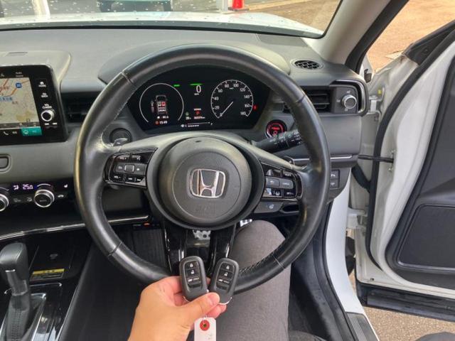 ヴェゼル eHEV Z 保証書/純正 9インチ SDナビ/ホンダセンシング/シートヒーター/車線逸脱防止支援システム/シート ハーフレザー/電動バックドア/ヘッドランプ LED/Bluetooth接続/ETC ワンオーナー(9枚目)