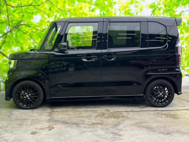 N-BOXカスタム L・ターボスタイルプラスブラック 新品タイヤ/保証書/ディスプレイオーディオ/衝突安全装置/両側電動スライドドア/シートヒーター/車線逸脱防止支援システム/シート ハーフレザー/ドライブレコーダー 前後/ヘッドランプ LED ターボ(2枚目)