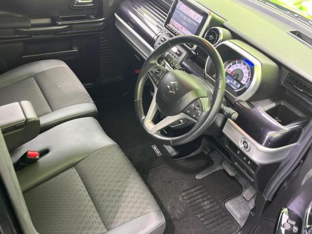 スペーシアカスタム ハイブリッドXSターボ 保証書/純正 8インチ SDナビ/両側電動スライドドア/シートヒーター 運転席/シート ハーフレザー/ヘッドランプ LED/Bluetooth接続/ETC/EBD付ABS/横滑り防止装置 DVD再生(4枚目)