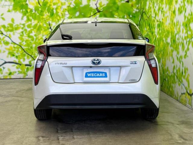 プリウス S 新品タイヤ/純正 SDナビ/トヨタセーフティセンス/車線逸脱防止支援システム/ヘッドランプ LED/Bluetooth接続/ETC/EBD付ABS/横滑り防止装置/アイドリングストップ バックカメラ(40枚目)