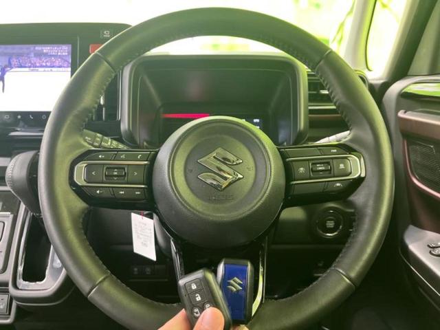 スペーシアカスタム ハイブリッドXSターボ 新品タイヤ/保証書/純正 9インチ SDナビ/セーフティサポート(スズキ)/両側電動スライドドア/シートヒーター/全方位モニター用カメラ/車線逸脱防止支援システム/シート ハーフレザー 全周囲カメラ(35枚目)