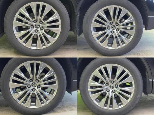 ハリアーハイブリッド Ｚレザーパッケージ　新品タイヤ／保証書／純正　ＳＤナビ／デジタルインナーミラー／衝突安全装置／シートヒーター／パノラミックビューモニター／車線逸脱防止支援システム／シート　フルレザー／電動バックドア　革シート　電動シート（45枚目）