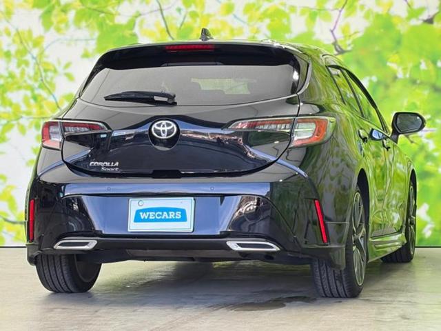 カローラスポーツ Ｇ　Ｚ　新品タイヤ／純正エアロ／社外　ＳＤナビ／衝突安全装置／車線逸脱防止支援システム／ヘッドランプ　ＬＥＤ／Ｂｌｕｅｔｏｏｔｈ接続／ＥＴＣ／ＥＢＤ付ＡＢＳ／横滑り防止装置／バックモニター／フルセグＴＶ（3枚目）