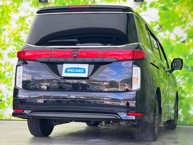 エルグランド ハイウェイスターＳアーバンクロム　新品タイヤ／保証書／純正　１０インチ　ＳＤナビ／フリップダウンモニター　純正　１２．１インチ／両側電動スライドドア／アラウンドビューモニター／シート　合皮／プロパイロット／電動バックドア　全周囲カメラ（3枚目）