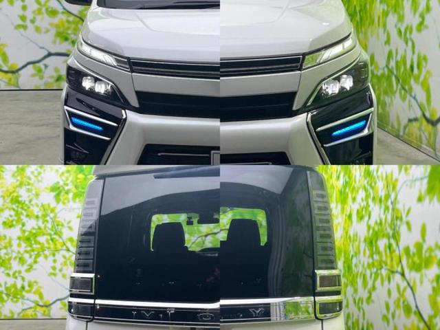 ヴォクシー ＺＳキラメキ３　モデリスタエアロ／保証書／社外　９インチ　ＳＤナビ／フリップダウンモニター　社外　１０．２インチ／衝突安全装置／両側電動スライドドア／シート　ハーフレザー／ドライブレコーダー　前後　フルエアロ　ＥＴＣ（45枚目）