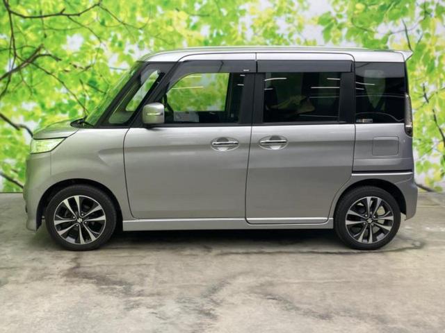 スペーシアカスタムＺ Ｚターボ　新品タイヤ／純正　ＳＤナビ／デュアルカメラブレーキサポート（スズキ）／両側電動スライドドア／シートヒーター／全方位モニター用カメラ／車線逸脱防止支援システム／ドライブレコーダー　前後　ターボ　ドラレコ（2枚目）