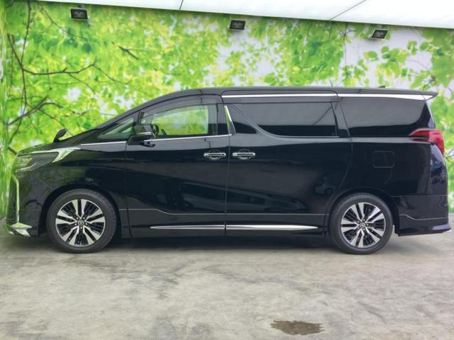 アルファード Ｓ　Ｃパッケージ　サンルーフ／純正エアロ／保証書／純正　９インチ　ＳＤナビ／デジタルインナーミラー／トヨタセーフティセンス／両側電動スライドドア／エアーシート　前席／車線逸脱防止支援システム／シート　合皮　フルエアロ（2枚目）