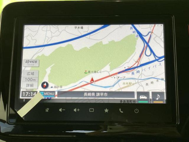 スペーシアギア ハイブリッドＸＺターボ　保証書／純正　９インチ　メモリーナビ／セーフティサポート（スズキ）／両側電動スライドドア／シートヒーター　前席／全方位モニター／車線逸脱防止支援システム／届出済未使用車／ヘッドランプ　ＬＥＤ　ターボ（9枚目）