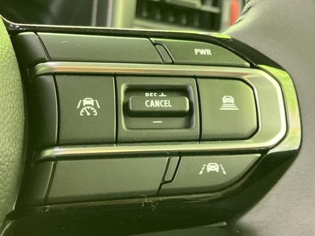 スペーシアギア ハイブリッドＸＺターボ　保証書／純正　９インチ　メモリーナビ／セーフティサポート（スズキ）／両側電動スライドドア／シートヒーター　前席／全方位モニター／車線逸脱防止支援システム／届出済未使用車／ヘッドランプ　ＬＥＤ　ターボ（33枚目）