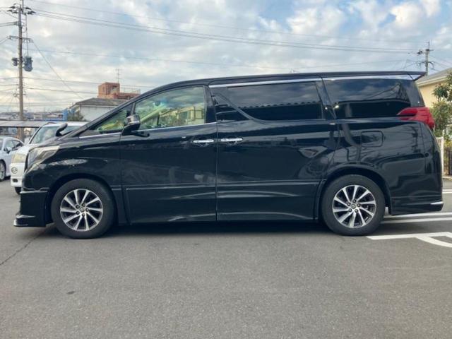 アルファード Ｇ　新品タイヤ／純正エアロ／純正　９インチ　ＳＤナビ／フリップダウンモニター／両側電動スライドドア／シート　ハーフレザー／ドライブレコーダー　社外／ヘッドランプ　ＨＩＤ／Ｂｌｕｅｔｏｏｔｈ接続／ＥＴＣ（2枚目）