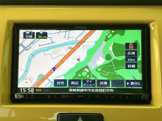 ハスラー Ｇ　新品タイヤ／保証書／社外　ナビ／レーダーブレーキサポート（スズキ）／シートヒーター／ＥＢＤ付ＡＢＳ／横滑り防止装置／アイドリングストップ／フルセグＴＶ／エアバッグ　運転席／エアバッグ　助手席（9枚目）