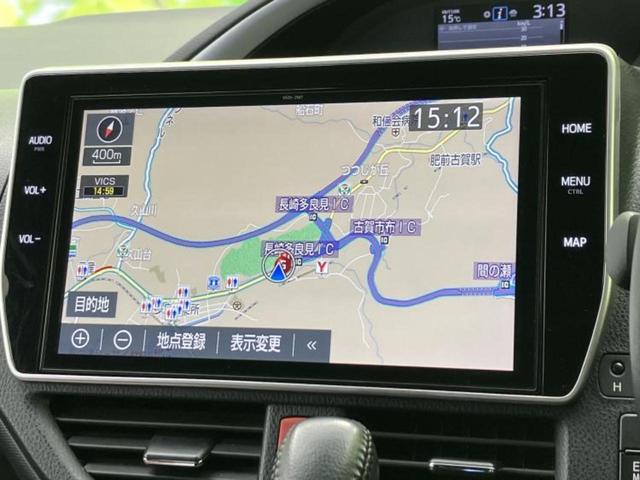 ヴォクシー ＺＳキラメキ３　新品タイヤ／保証書／純正　１０インチ　ＳＤナビ／フリップダウンモニター　純正　１２．８インチ／衝突安全装置／両側電動スライドドア／車線逸脱防止支援システム／シート　ハーフレザー　衝突被害軽減システム（10枚目）