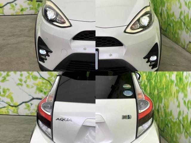 アクア クロスオーバーグラム 新品タイヤ/純正 SDナビ/トヨタセーフティセンス/パノラミックビューモニター/車線逸脱防止支援システム/シート ハーフレザー/ヘッドランプ LED/Bluetooth接続/ETC/EBD付ABS(43枚目)