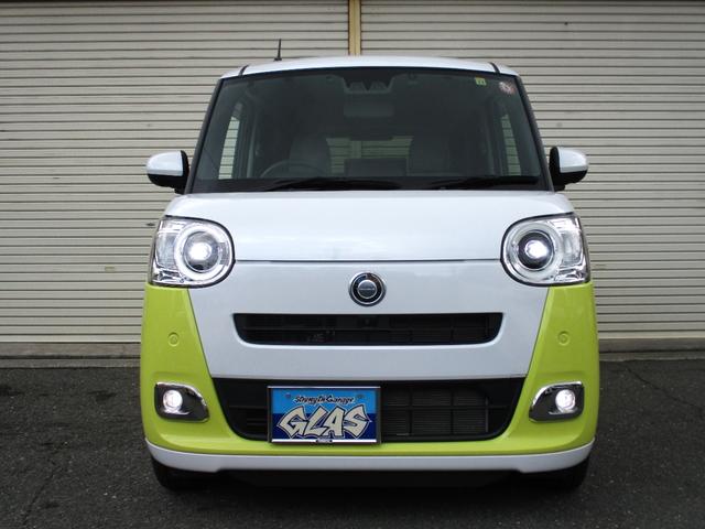 ムーヴキャンバス ストライプスＧ　ＬＥＤヘッドライト　ＬＥＤテール　１０インチナビ　フルセグ　パノラマビューカメラ　前後室内ドラレコ　ＥＴＣ　前席シートヒーター　両側パワースライドドア　電子パーキングブレーキ　スマートアシスト（3枚目）