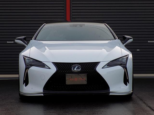 LC500 Sパッケージ OPマークレビンソン TRDエアロキット カールソン21inAW ワンオフマフラー RS-Rダウンサス アクティブRウイング カーボンルーフ 赤ハーフレザーシート セーフティシステム TVキット(12枚目)