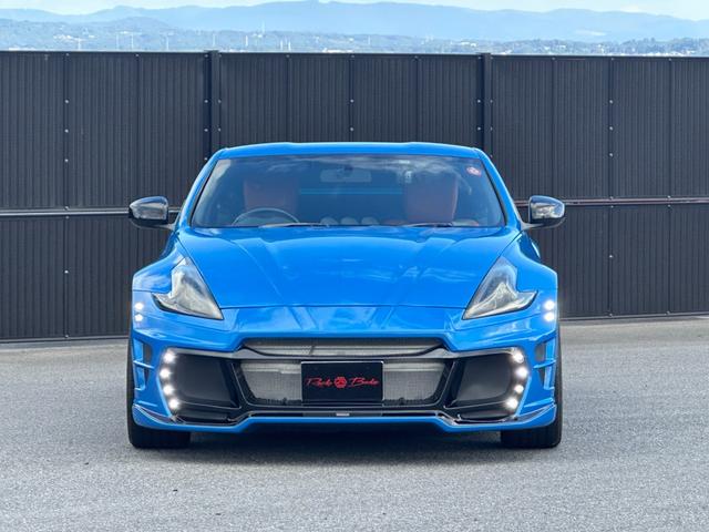 フェアレディZ バージョンST ROWENフロントバンパー 社外リアバンパー 社外マフラー 78worksヘッドライト&テールランプ WORK19inAW RGレーシングギア車高調 BOSEサウンド 純正ナビ ハーフレザー ETC(12枚目)