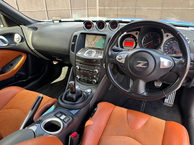 フェアレディZ バージョンST ROWENフロントバンパー 社外リアバンパー 社外マフラー 78worksヘッドライト&テールランプ WORK19inAW RGレーシングギア車高調 BOSEサウンド 純正ナビ ハーフレザー ETC(15枚目)