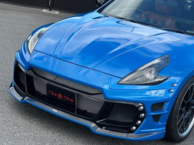 フェアレディZ バージョンST ROWENフロントバンパー 社外リアバンパー 社外マフラー 78worksヘッドライト&テールランプ WORK19inAW RGレーシングギア車高調 BOSEサウンド 純正ナビ ハーフレザー ETC(34枚目)