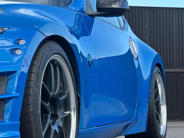 フェアレディZ バージョンST ROWENフロントバンパー 社外リアバンパー 社外マフラー 78worksヘッドライト&テールランプ WORK19inAW RGレーシングギア車高調 BOSEサウンド 純正ナビ ハーフレザー ETC(36枚目)