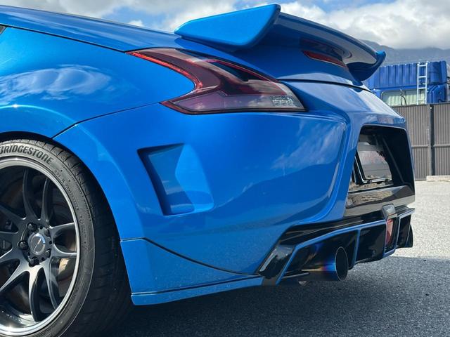 フェアレディZ バージョンST ROWENフロントバンパー 社外リアバンパー 社外マフラー 78worksヘッドライト&テールランプ WORK19inAW RGレーシングギア車高調 BOSEサウンド 純正ナビ ハーフレザー ETC(38枚目)