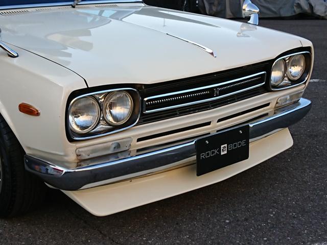 スカイライン 　２０００ＧＴ　ハコスカ　４ドア　記録簿３１年間１８枚あり　４４ｙ分割グリル　４５ｙワンテール　ソレックス　タコ足　デュアルマフラー　ハヤシ１４インチ　チンスポ（33枚目）