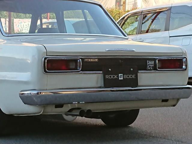 スカイライン 　２０００ＧＴ　ハコスカ　４ドア　記録簿３１年間１８枚あり　４４ｙ分割グリル　４５ｙワンテール　ソレックス　タコ足　デュアルマフラー　ハヤシ１４インチ　チンスポ（34枚目）
