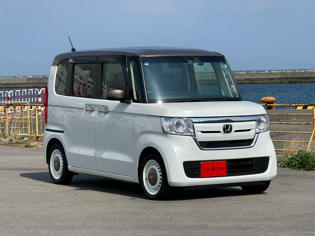 N-BOX G・Lホンダセンシング カッパーブラウンスタイル 社外ナビTV Bカメラ ドラレコ ETC 両側電動スライドドア フルLEDヘッドライト オートハイビーム アダプティブクルコン トリコットシート ベンチシート ロールサンシェード マット&バイザー(7枚目)