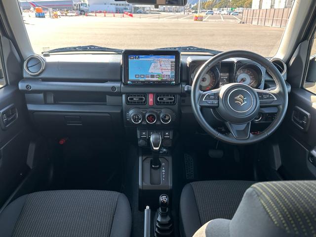 ジムニーシエラ ＪＣ　社外８型ナビＴＶ　Ｂカメラ　ショウワガレージリフトアップキット　ラテラルロッド　社外１６ｉｎＡＷ＆オープンカントリーＲ／Ｔタイヤ　社外テール＆グリル　シートヒーター　マッドフラップ　ブレーキサポート（15枚目）