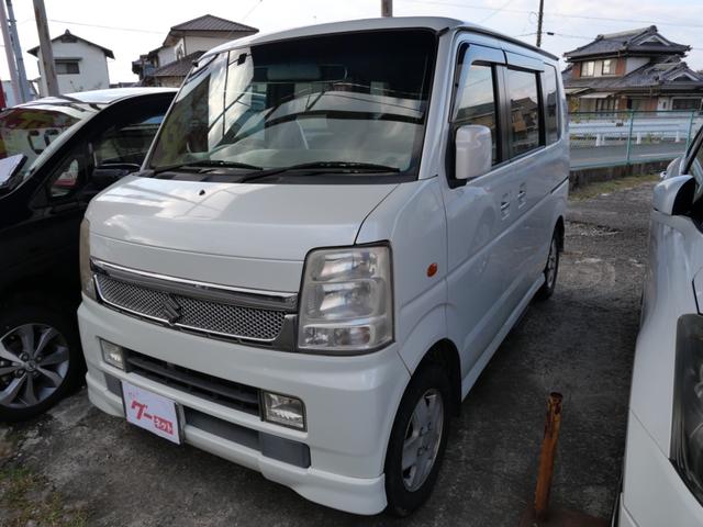 エブリイワゴン ＰＺターボスペシャル　両側電動スライドドア　オートステップ　キーレスエントリー　ナビ　フルセグ　ＥＴＣ　オートエアコン　電動格納ミラー　パワーステアリング（2枚目）