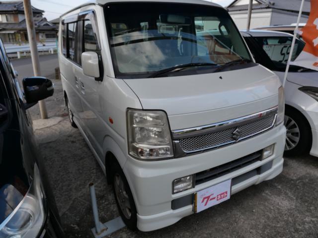 エブリイワゴン ＰＺターボスペシャル　両側電動スライドドア　オートステップ　キーレスエントリー　ナビ　フルセグ　ＥＴＣ　オートエアコン　電動格納ミラー　パワーステアリング（4枚目）