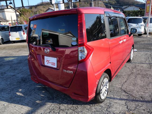 トール Ｇ　ＳＡＩＩ　スマートキー　プッシュスタート　ナビ　フルセグ　両側電動スライドドア　オートエアコン　トラクションコントロール　アイドリングストップ　ＥＴＣ（7枚目）