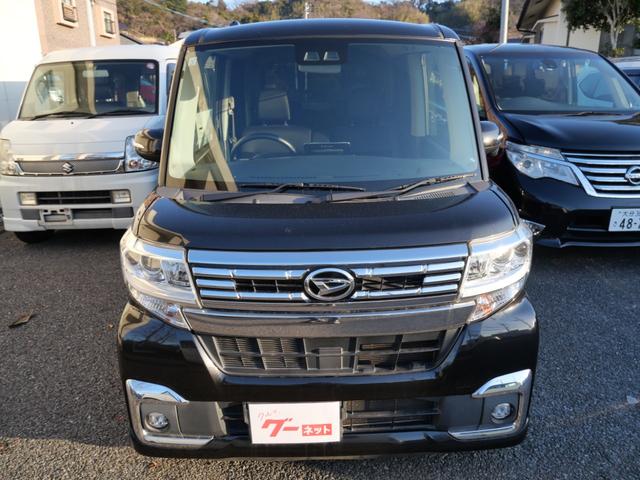 タント カスタムＲＳ　ＳＡＩＩＩ　両側電動スライドドア　スマートキー　プッシュスタート　トラクションコントロール　シートヒーター　ナビ　フルセグ　バックモニター　オートエアコン　アイドリングストップ（3枚目）