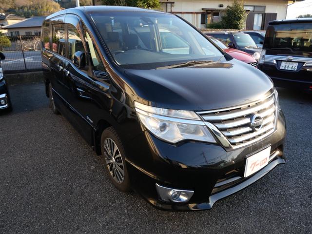 セレナ ハイウェイスター Vセレクション+セーフティ SHV ナビ フルセグ バックモニター 両側電動スライドドア レーンキープサポート インテリジェントキー プッシュスタート 電動格納ミラー ドライブレコーダー オートエアコン(4枚目)