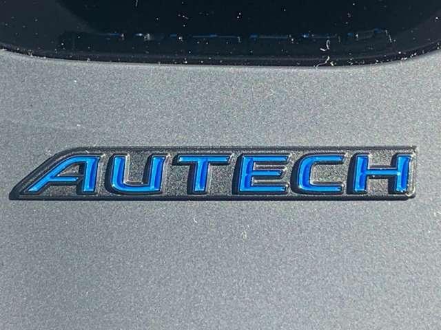 センタコンソールにもＡＵＴＥＣＨのロゴがあります。