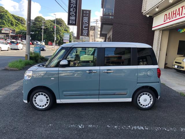 ムーヴキャンバス ストライプスＧ　新車　メモリーナビ　バックモニター（12枚目）