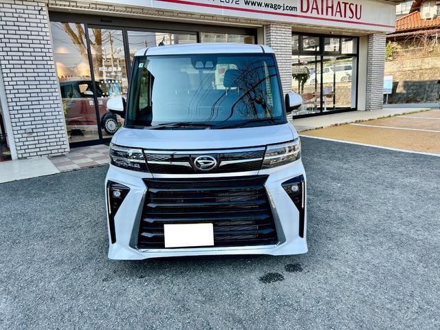 タント カスタムＸ　試乗車ＵＰ・９インチナビ・バックモニター（6枚目）