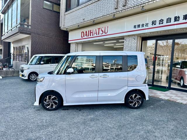 タント カスタムＸ　試乗車ＵＰ・９インチナビ・バックモニター（8枚目）