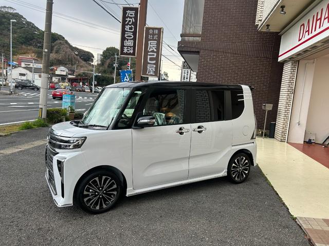 タント カスタムＲＳリミテッド　新車・メッキコンプリート・１０インチナビ・バックモニター・前後ドライブレコーダー・白黒２トーンカラー（9枚目）