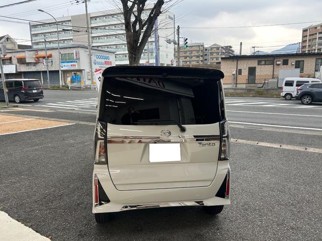 タント カスタムＲＳリミテッド　新車・メッキコンプリート・１０インチナビ・バックモニター・前後ドライブレコーダー・白黒２トーンカラー（12枚目）