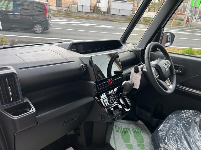 タント カスタムＲＳリミテッド　新車・メッキコンプリート・１０インチナビ・バックモニター・前後ドライブレコーダー・白黒２トーンカラー（37枚目）