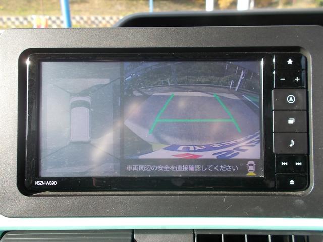 タント X フル装備 衝突軽減ブレーキサポート 7インチナビ 全方位カメラ シートヒーター 両側電動スライドドア アイドリングストップ スマートキーレス(8枚目)