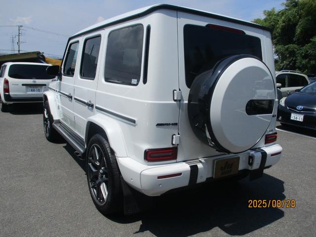 Ｇクラス Ｇ６３　エディション５５　日本限定２００台　専用ステアリング　専用フロアマット　専用サイドデカール（7枚目）