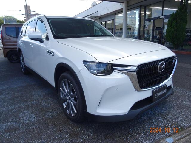 CX-80 XD Lパッケージ 試乗車UP 6人乗り BOSEサウンド 全周囲カメラ クリアランスソナー オートクルーズコントロール パワーシート 衝突被害軽減システム サンルーフ LEDヘッドランプ 電動リアゲート アルミホイール(3枚目)