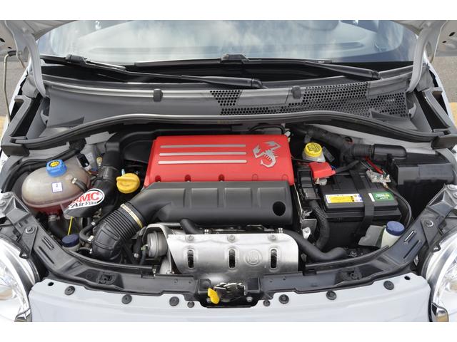 アバルト595 ベースグレード 左ハンドル レコードモンツァ ブレンボブレーキ Bカメラ レイズCE28 16インチ ラルグス車高調 リアタワーバー カーボンテールレンズガーニッシュ 自動防眩ミラー 純正ディスプレイオーディオ(27枚目)