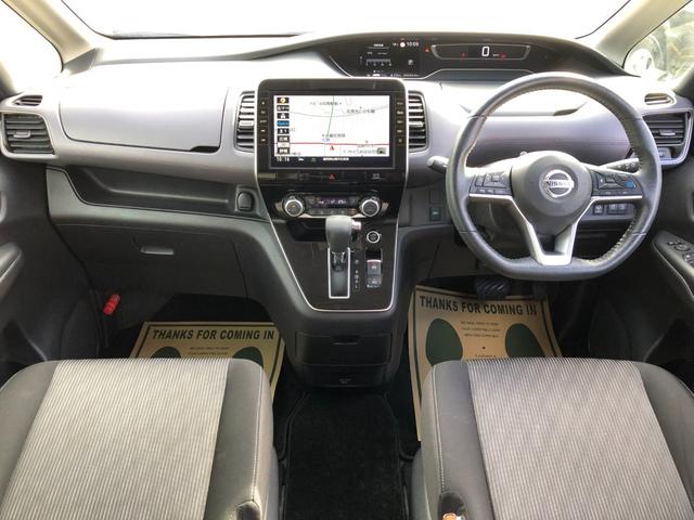 セレナ ハイウェイスターＶ　／プロパイロット　１０インチナビ　アラウンドビュー　Ｂｌｕｅｔｏｏｔｈ　フリップダウンモニター　ＬＥＤヘッドライト　衝突軽減ブレーキ　前後ソナー　踏み間違い防止　ブラインドスポット　１オーナー　禁煙車（2枚目）