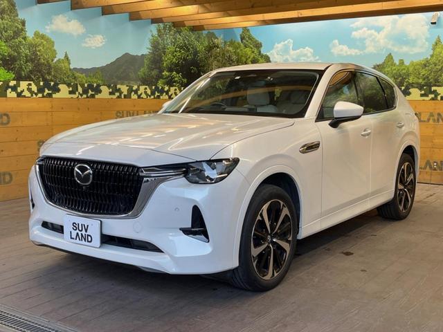 ＣＸ－６０ ＸＤ－ハイブリッド　エクスクルーシブモダン　４ＷＤ　サンルーフ　１２．３型マツダコネクトナビ　全周囲カメラ　ＢＯＳＥサウンド　禁煙車　レーダークルーズ　パワーバックドア　パワーシート　シートベンチレーション　ＬＥＤヘッド　白革シート　ＥＴＣ（48枚目）