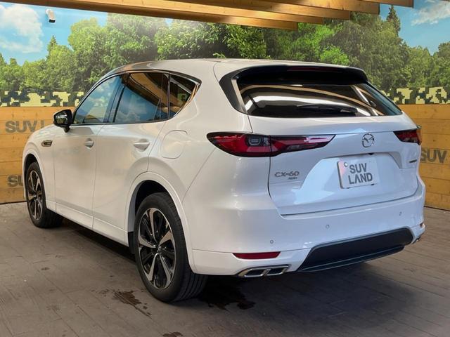 ＣＸ－６０ ＸＤ－ハイブリッド　エクスクルーシブモダン　４ＷＤ　サンルーフ　１２．３型マツダコネクトナビ　全周囲カメラ　ＢＯＳＥサウンド　禁煙車　レーダークルーズ　パワーバックドア　パワーシート　シートベンチレーション　ＬＥＤヘッド　白革シート　ＥＴＣ（54枚目）